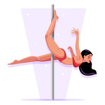 Advanced Pole Dance move